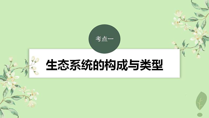 2024届高考生物一轮复习第九单元生物与环境第6课时生态系统的结构课件(苏教版)第3页