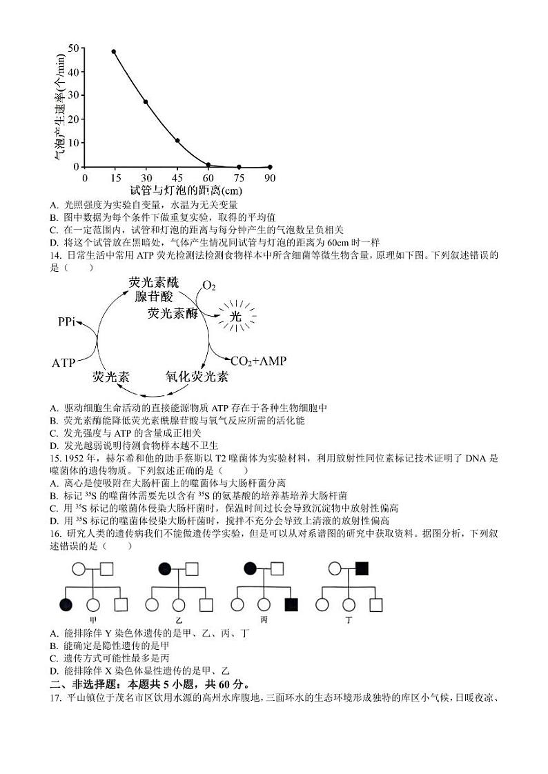广东省茂名市2023-2024学年高一下学期7月期末考试 生物试题 PDF版含答案03
