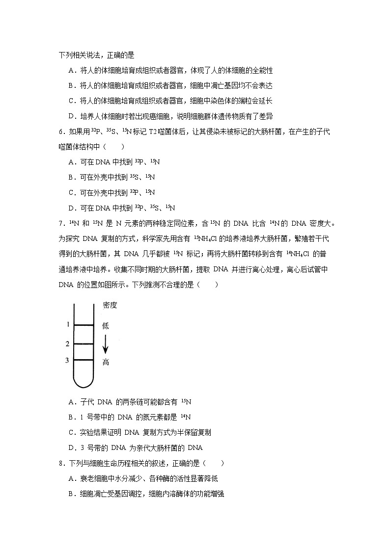 福建省福州市仓山区福建省福州高级中学2023-2024学年高一下学期7月期末生物试题02