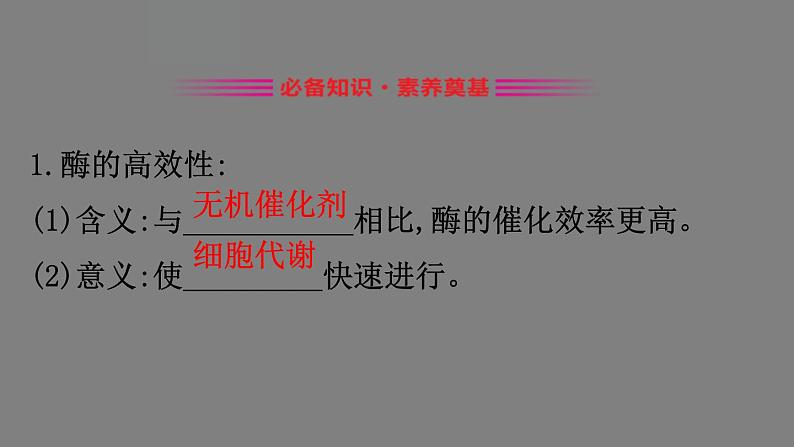 5.1降低化学反应活化能的酶 第2课时 课件 高一上学期 人教版(2019)高中生物必修一03