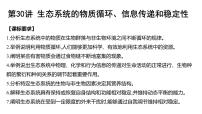 第30讲  生态系统的物质循环、信息传递与稳定性-备战2025年高考生物一轮复习精优课件