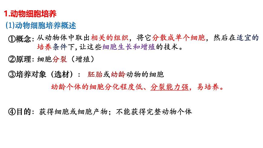 第34講 動(dòng)物細(xì)胞工程-備戰(zhàn)2025年高考生物一輪復(fù)習(xí)精優(yōu)課件第2頁(yè)