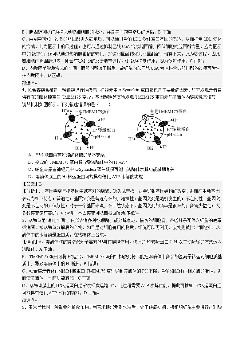 【开学考】2024秋高二上册开学摸底考试卷高二上册开学摸底考试卷生物(湖南专用)03