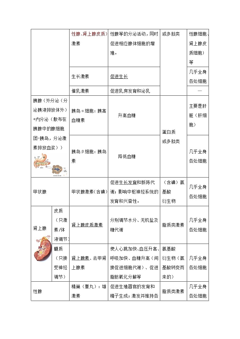 第3章 人体的体液调节-必背知识清单第3页
