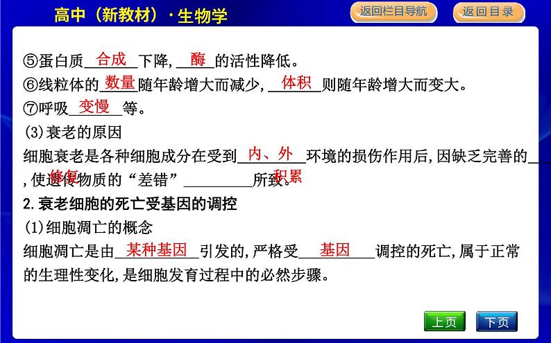 浙科版高中生物必修1第三节 细胞凋亡是编程性死亡课件PPT05