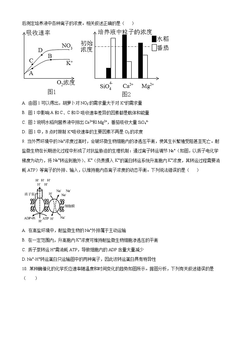 江西省南昌市第二中学2023-2024学年高二下学期期末考试生物试题(Word版附解析)第3页