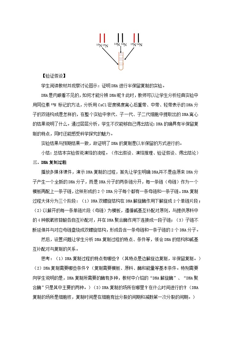 3.3DNA的复制教学设计-高中生物人教版必修二03