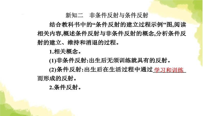 人教版高中生物选择性必修1第2章第2节神经调节的基本方式课件05