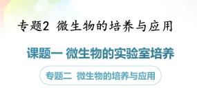 人教版新课标高中生物选修一 同步课件专题2 微生物的培养与应用 课件