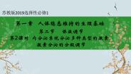 苏教版 (2019)选择性必修1 稳态与调节第二节 体液调节试讲课ppt课件