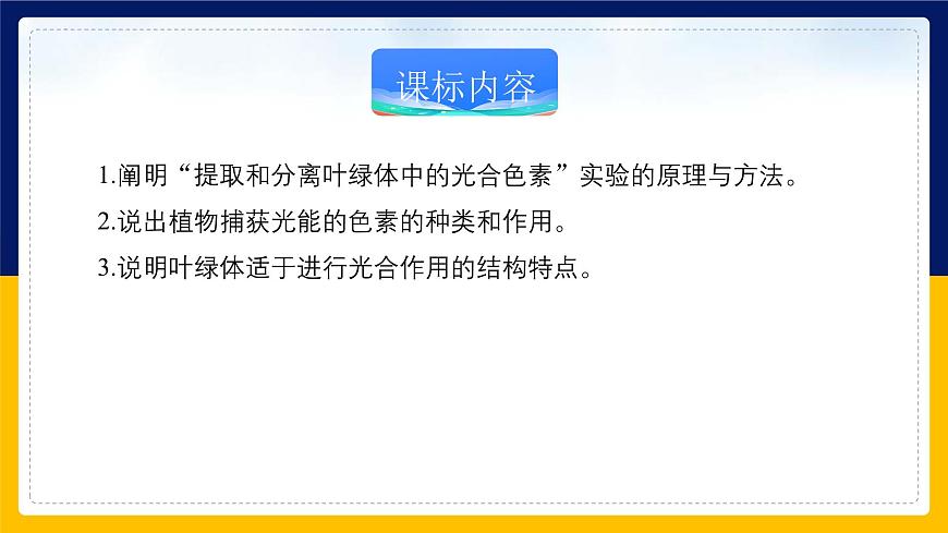 蘇教版2019高一生物必修一3.2.1 光合作用——光能的捕獲和轉(zhuǎn)換（課件）第2頁