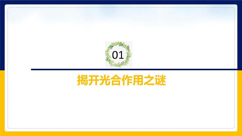 苏教版2019高一生物必修一3.2.1 光合作用——光能的捕获和转换(课件)第3页