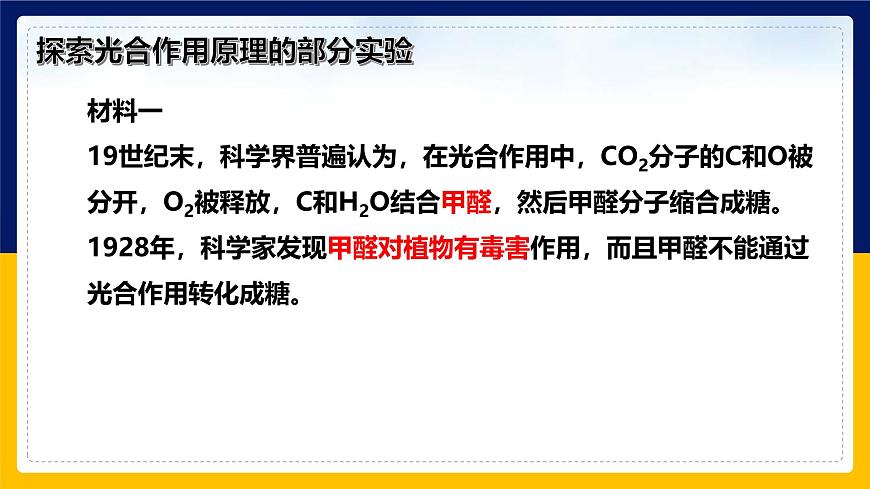 蘇教版2019高一生物必修一3.2.2 光合作用——光能的捕獲和轉(zhuǎn)換（課件）第8頁