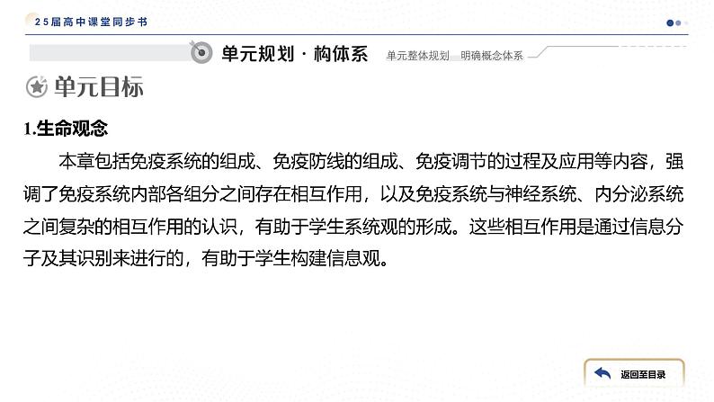 2024-2025学年 生物人教版 选择性必修一 免疫系统的组成和功能 课件第1页