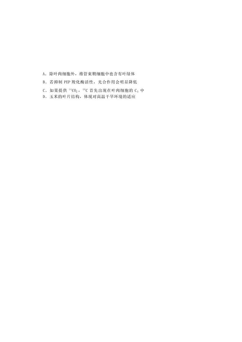江苏省如皋中学2024—2025学年度高三年级测试生物试题(含答案)_create第2页