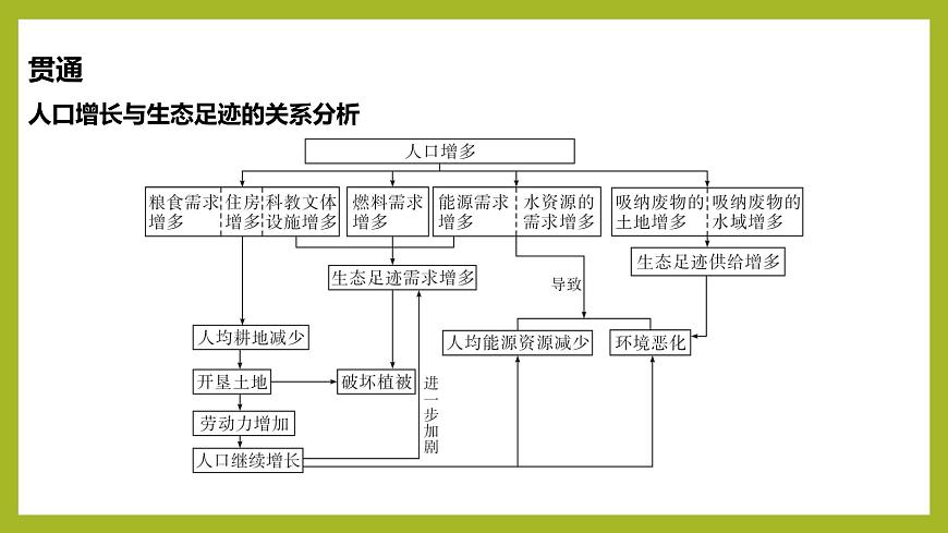 2024-2025學(xué)年 蘇教版  選擇性必修二 　 人口增長和人類活動影響環(huán)境 課件第7頁