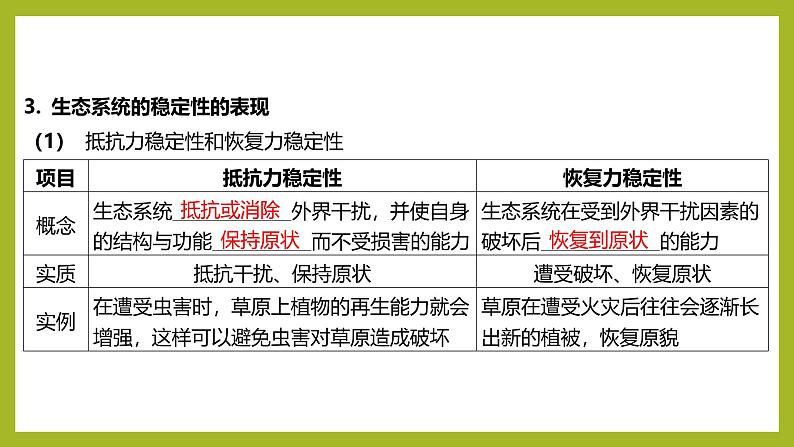 2024-2025学年 苏教版 选择性必修二 生态系统的稳态及维持 课件06