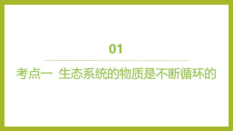 2024-2025学年 苏教版 选择性必修二 生态系统的物质循环 课件第4页