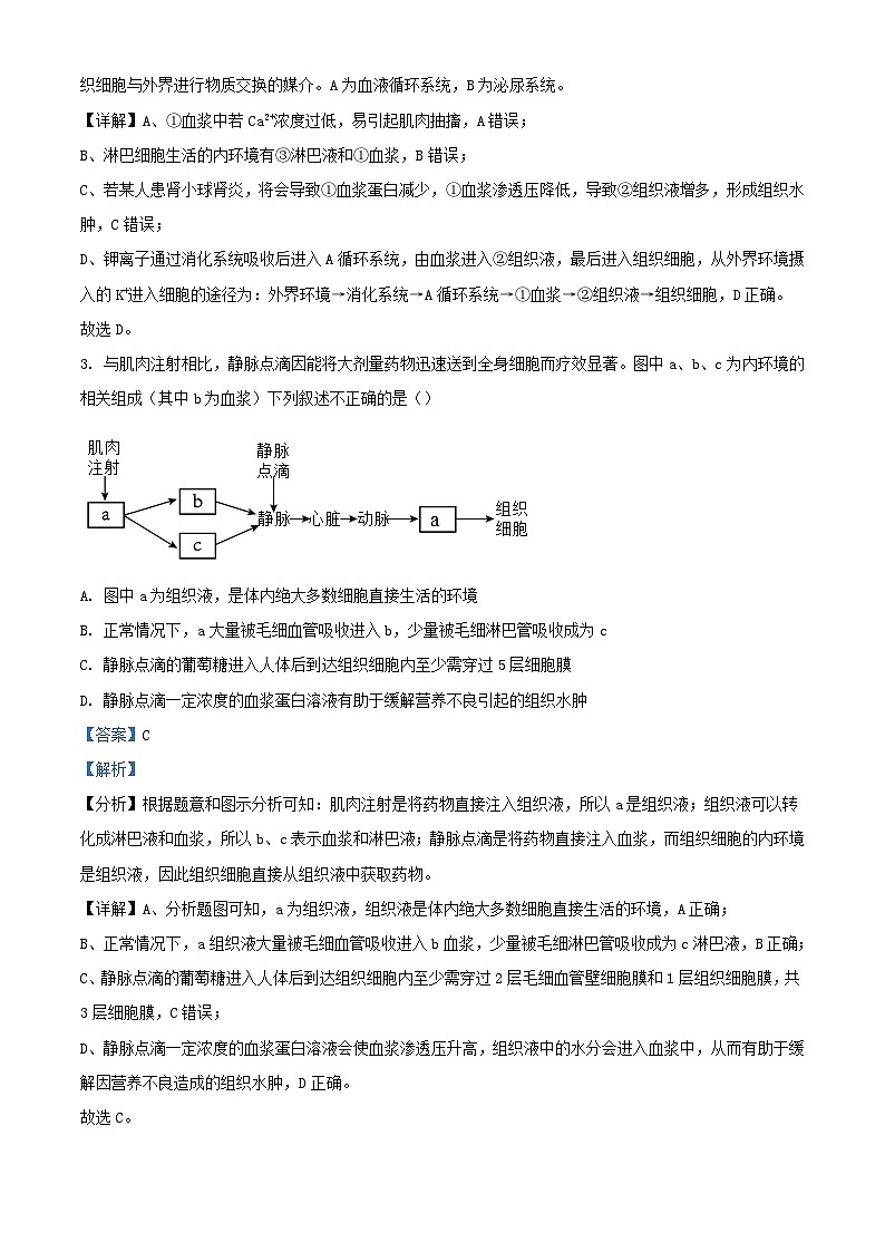 天津市2023_2024学年高二生物上学期期中联考试题含解析第2页