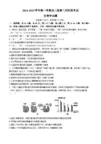 广东省揭阳市惠来县第一中学2024-2025学年高三上学期10月第二次阶段考试生物试题(无答案)