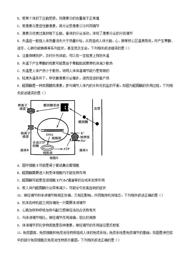 山西省吕梁市部分学校2023_2024学年高二生物上学期11月联考试题03