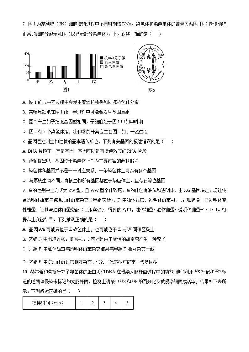 河南省开封尉氏县2024-2025学年高三上学期开学考生物试卷(学生版)第3页