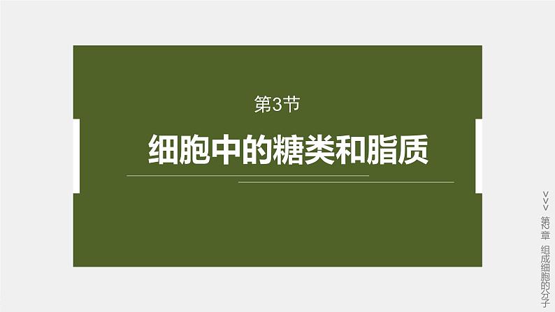 第2章 第3节 细胞中的糖类和脂质第2页