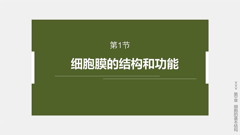 第3章 第1节 细胞膜的结构和功能第2页