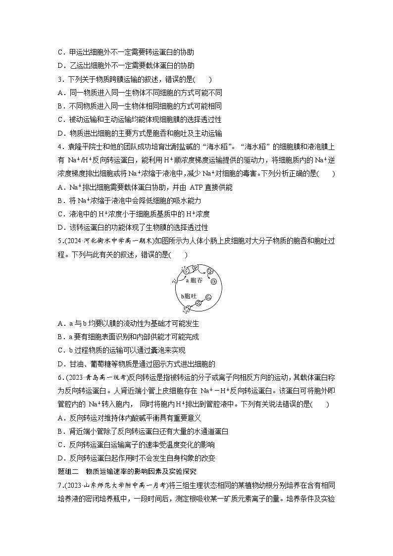 高中生物新教材同步必修第一册课件+讲义 第4章 重点突破练(三)02