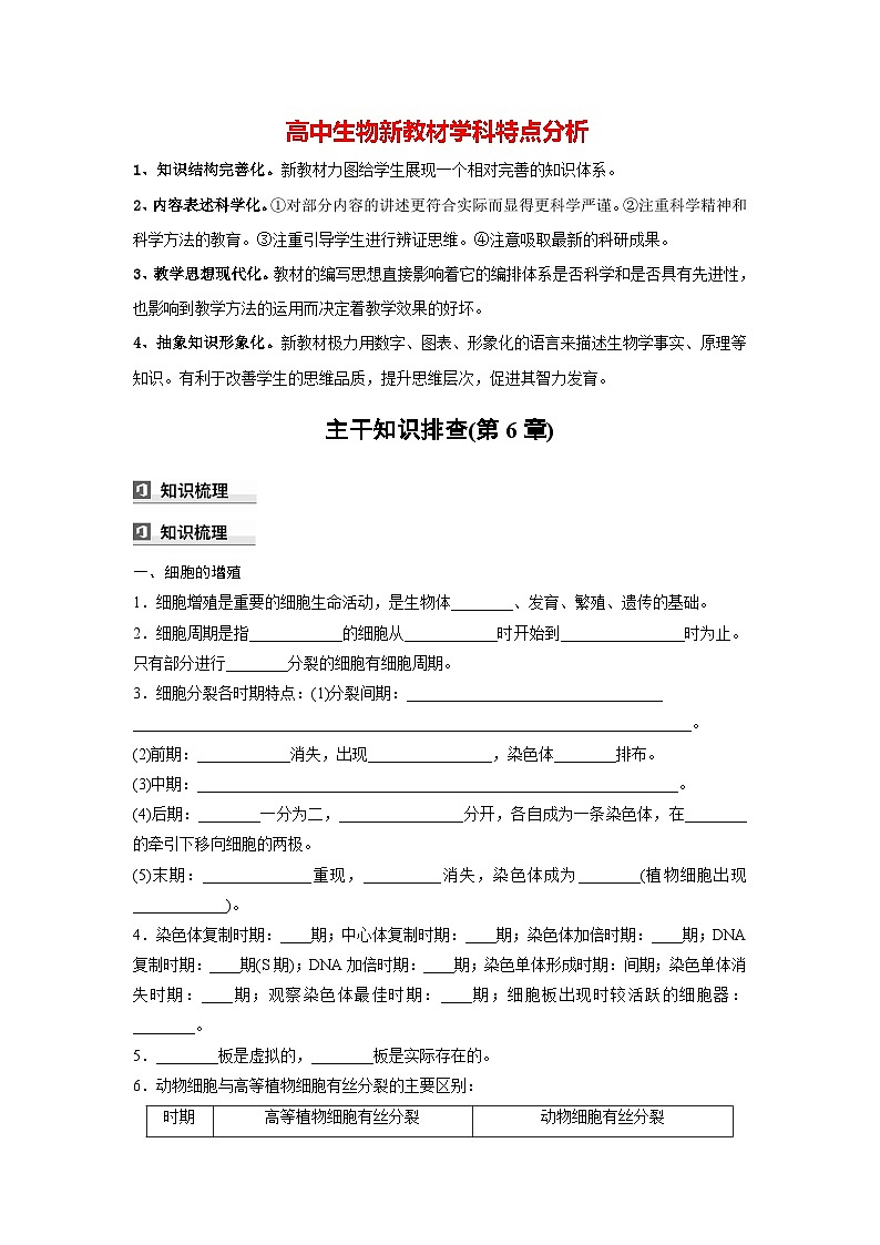 主干知识排查(第6章)(学生版)第1页