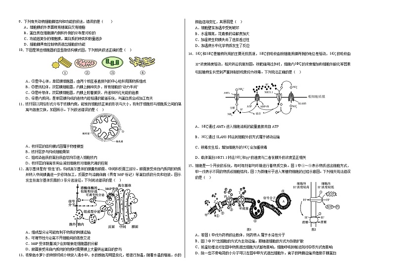 (苏教版2019,第1_2章)【测试范围:第1~2章】(考试版A3)(苏教版2019)第2页