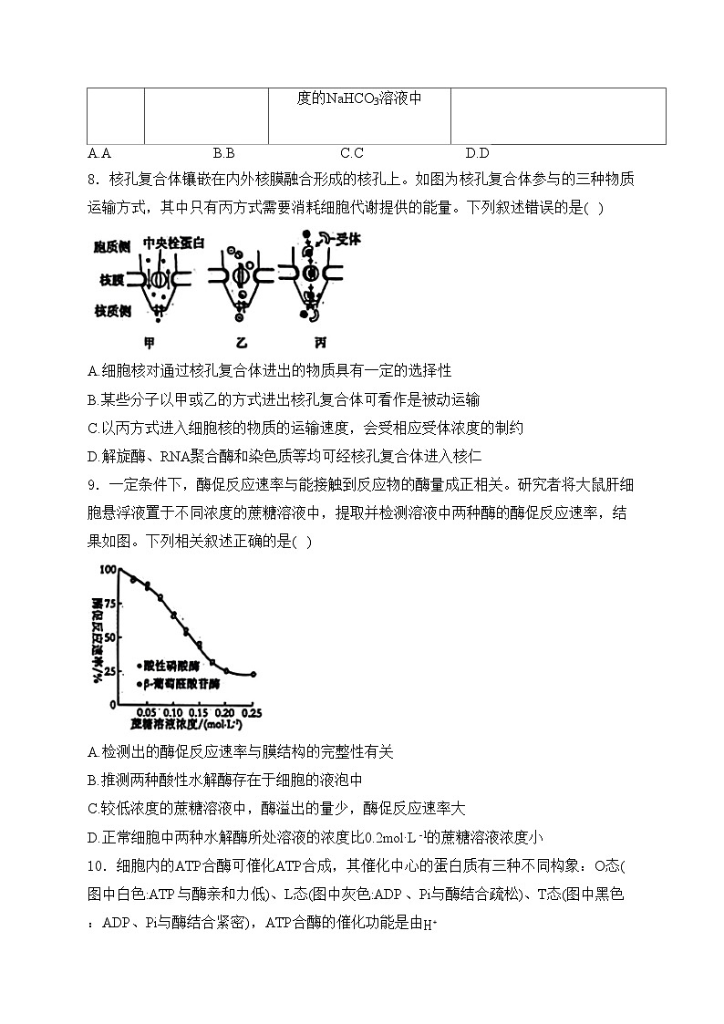 辽宁省重点高中沈阳市郊联体2023-2024学年高二下学期7月期末考试生物试卷(含答案)第3页