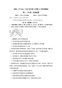 辽宁省沈阳市第二中学2024-2025学年高二上学期10月月考生物试卷