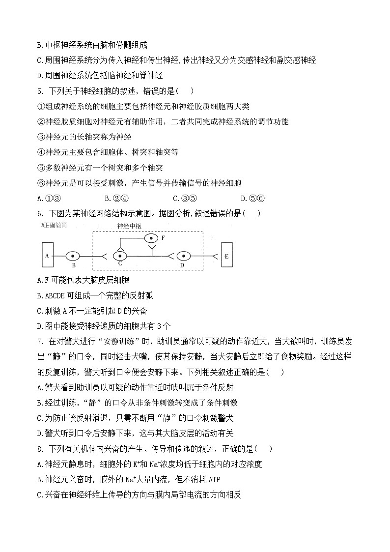 四川省成都东部新区养马高级中学2024-2025学年高二上学期10月月考生物试题第2页