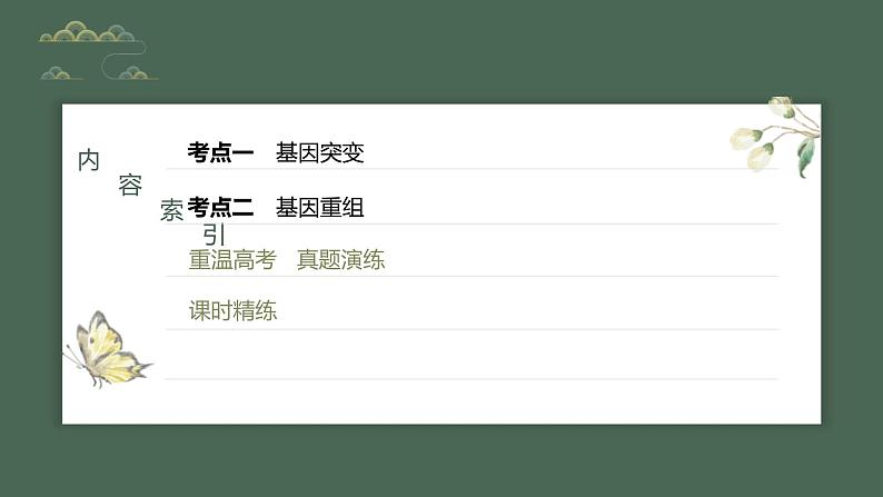 (新人教版)高考生物一轮复习讲义课件 第7单元 第1课时 基因突变与基因重组(含解析)第3页