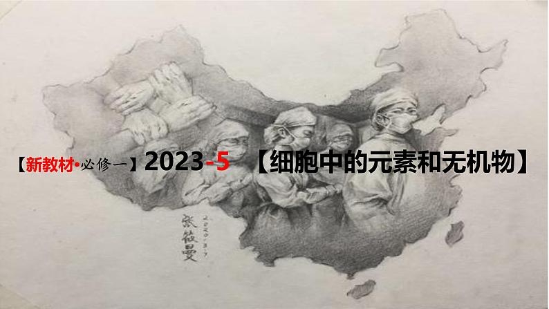 (新人教版)新高考生物一轮复习精讲课件05 元素和化合物 水 无机盐、物质检测(含答案)第1页