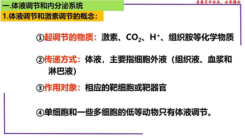 (新人教版)新高考生物一轮复习精讲课件55体液调节与内分泌系统(含答案)第5页