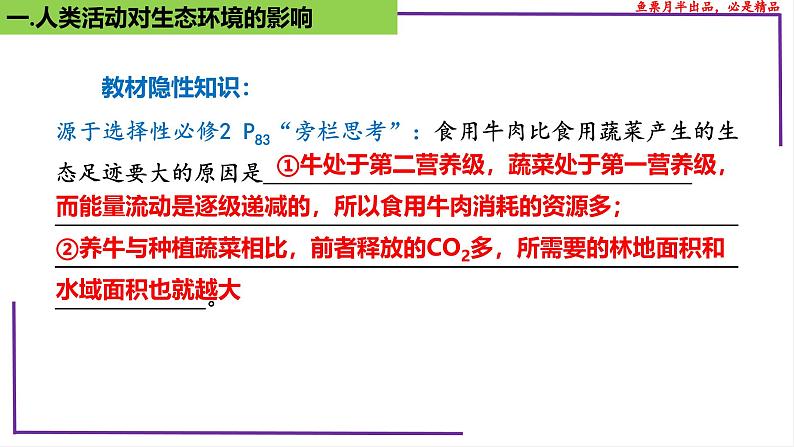 (新人教版)新高考生物一轮复习精讲课件74人与环境(含答案)05