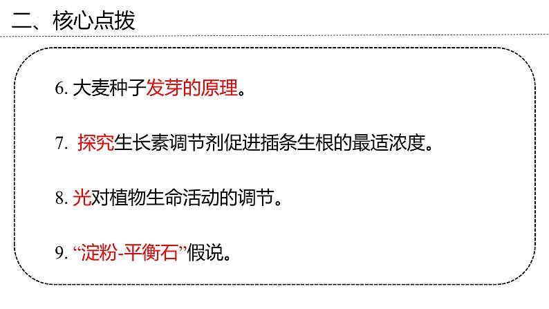 新高考生物二轮复习专题突破课件 14 植物生命活动的调节(含答案)08