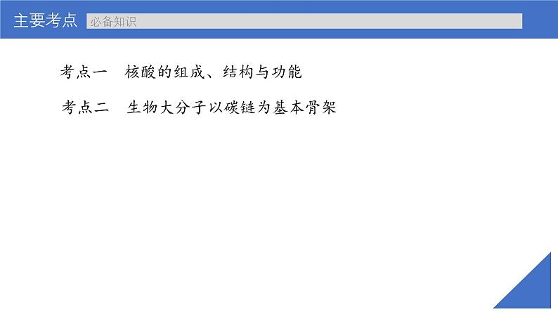 新高考生物一轮复习考点课件第04讲 核酸(含解析)第4页