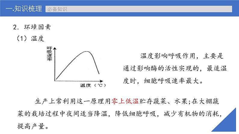 新高考生物一轮复习考点课件第12讲 细胞呼吸的影响因素及其应用(含解析)07