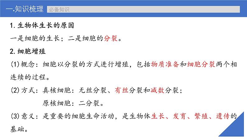 新高考生物一轮复习考点课件第16讲 细胞增殖(含解析)第6页