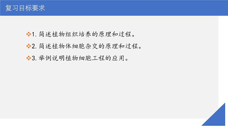 新高考生物一轮复习考点课件第54讲 植物细胞工程(含解析)第3页