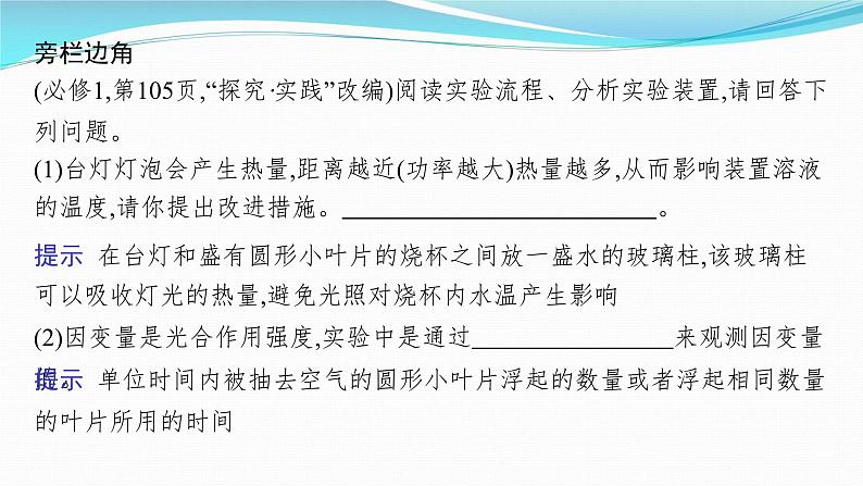 新高考生物一轮复习课件:第10讲 光合作用、细胞呼吸综合(含解析)08