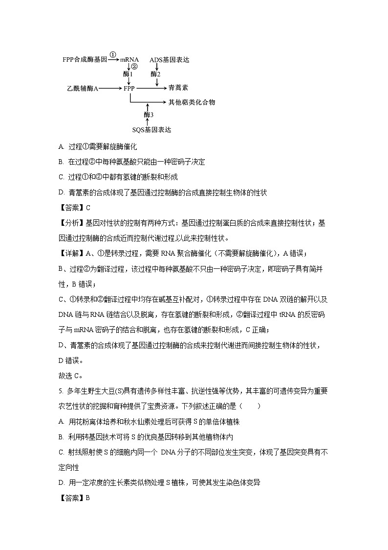 广东省清远市2023-2024学年高二下学期7月期末考试生物试卷(解析版)第3页