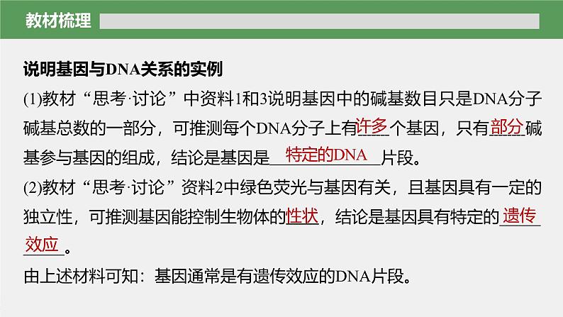 第3章 第4节 基因通常是有遗传效应的DNA片段第6页