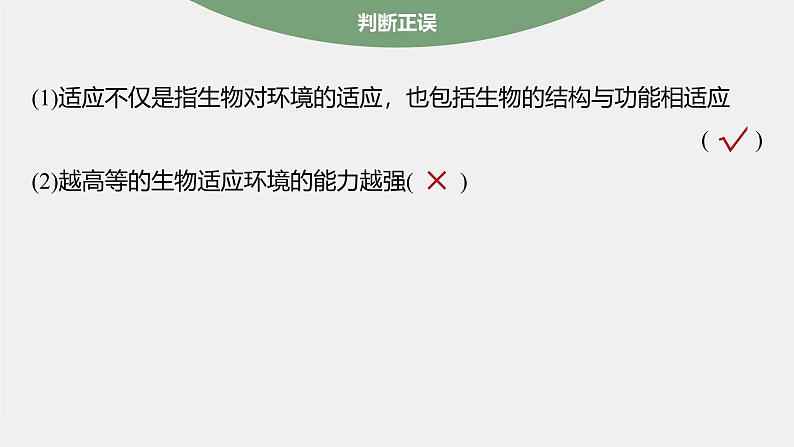 第6章 第2节 自然选择与适应的形成第7页