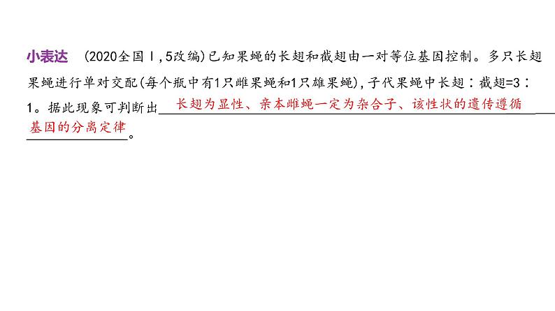 高考生物二轮复习讲解课件:专题8 分离定律和自由组合定律第6页