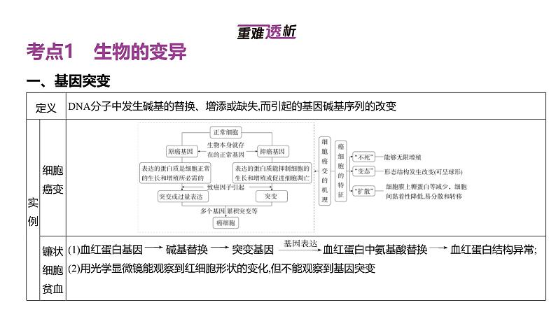 高考生物二轮复习讲解课件:专题11 生物的变异与进化02