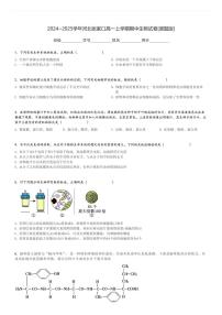 2024～2025学年河北张家口高一上学期期中生物试卷[原题+解析版]